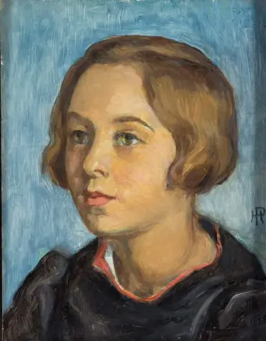 Porträt von Agneta Bonnier 1925