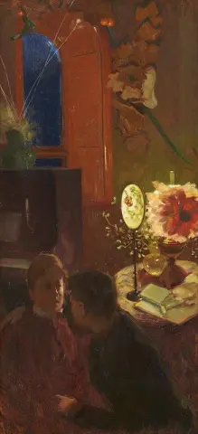 Salongsinterieur ca. 1889