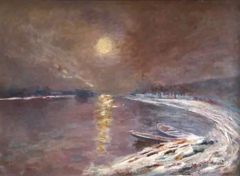 Måneskinn på Seinen ca. 1910