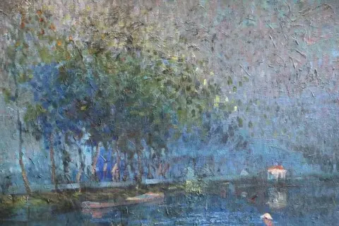 Ved elven ca. 1905