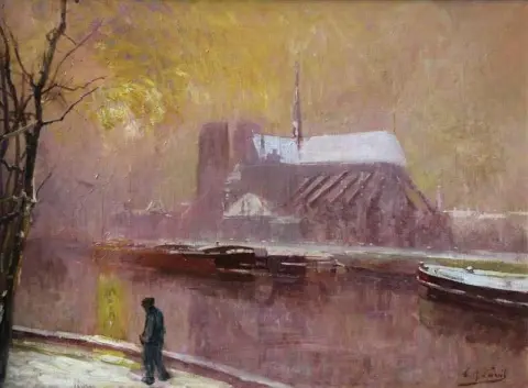 Paris solnedgang ca. 1920