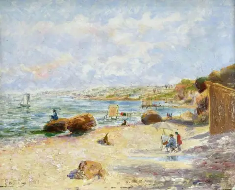 Strandscene 1901