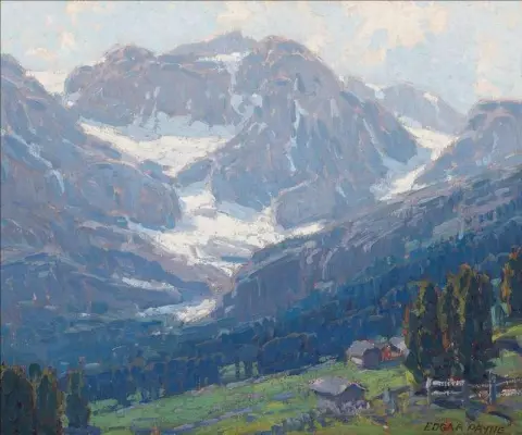 Alpin scen - Schweiz