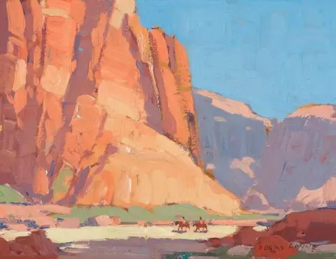 Canyon De Chelly Med Ryttare