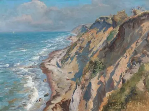 Coastal Scape From Tisvilde 1900