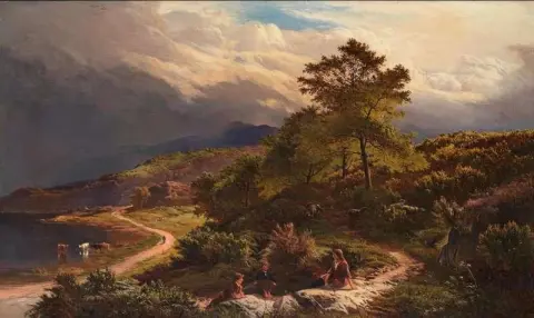 מנוחה בדרך, 1864