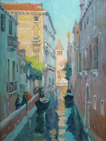 Canal Venedig Italien ca 1907