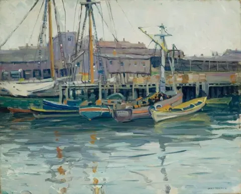 Fiskebåtar På Gloucester