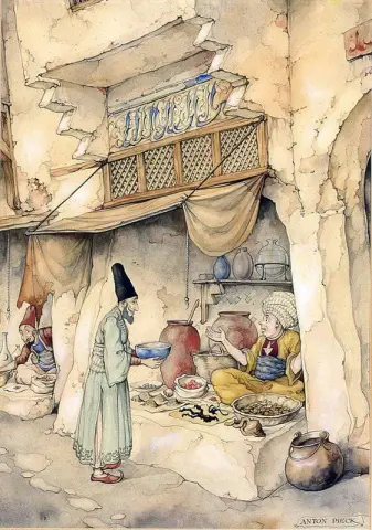 Historien om mullvad Sjamseddin på besök hos en kemist