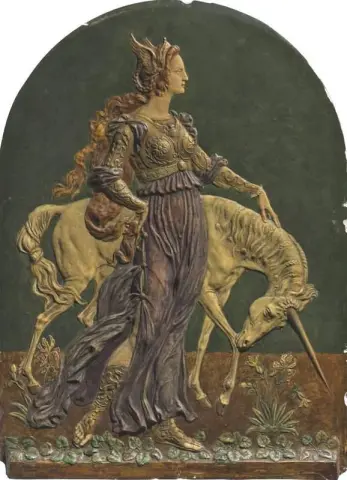La dama y el unicornio 1898