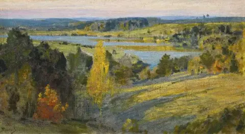 Река Ока осенью