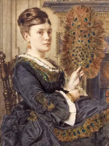 Porträt von Elizabeth Courtauld 1871