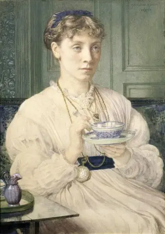 Porträt von Georgiana Burne-Jones 1870