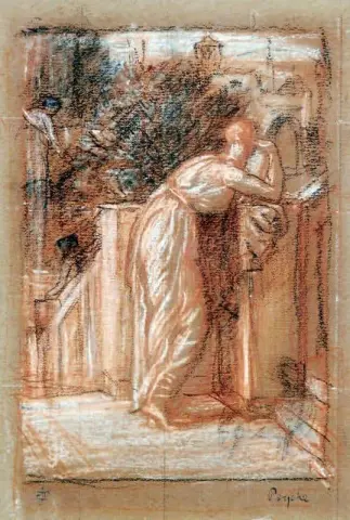 Studie für das Psyche-Tablett, ca. 1876