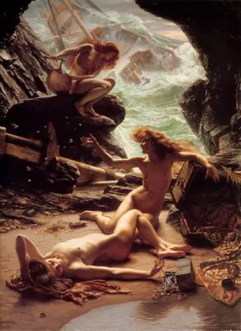 La cueva de las ninfas de la tormenta 1903