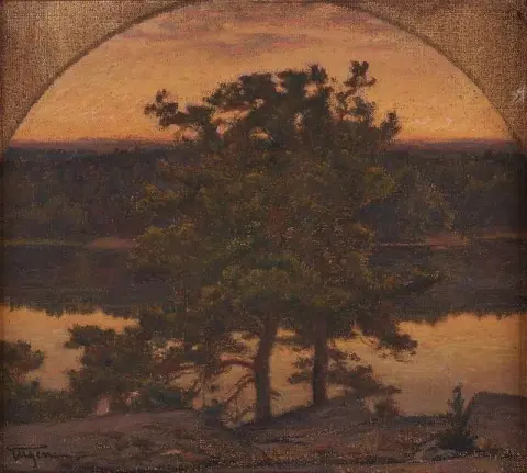 Den Ljusa Natten Skiss ca 1898-99