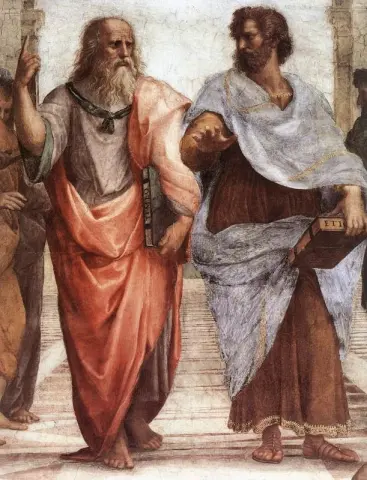 L'école d'Athènes - détail