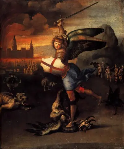 San Miguel y el dragón