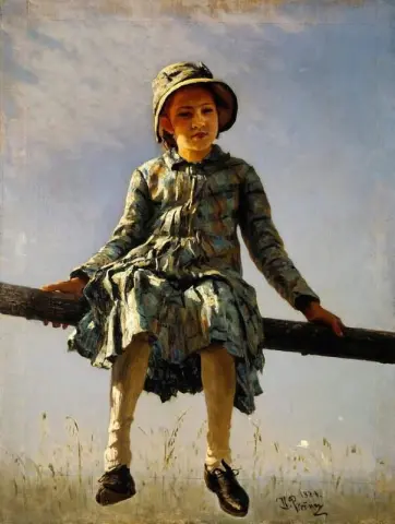 Dragonfly. Malerens datterportrett 1884