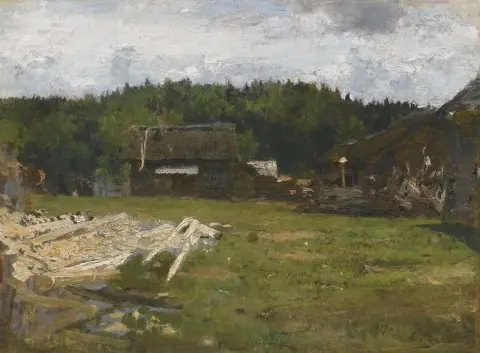 Skogrydding nær Chuguev Ukraina 1894