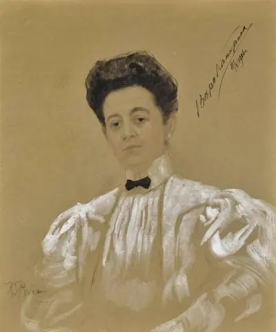 Porträtt av grevinnan Vera Kankrina 1906