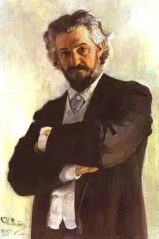 Porträtt av cellospelaren Alexander Verzhbilovich