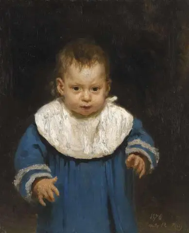 Kunstnerens datter Nadia 1876