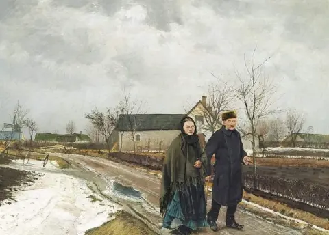 A Couple Walking Baldersbronde 1907