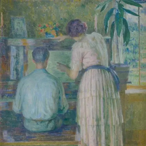 The Piano Lesson Ca 1914