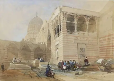 Una de las tumbas de los Califas El Cairo Tumba del Sultán Barquq 1838