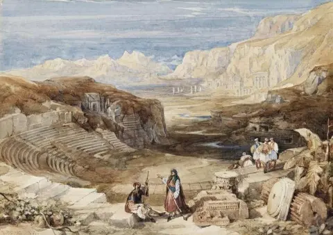 Petra Jordania 1834