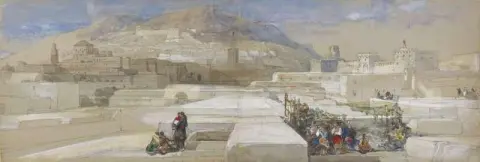 Tetuán desde la terraza de la casa de Cohen Marruecos 1833