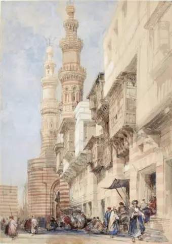La puerta de Bab Zuweyleh El Cairo 1838