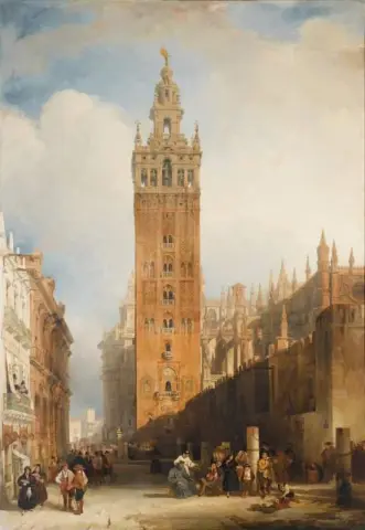 La torre morisca de Sevilla llamada Giralda 1833