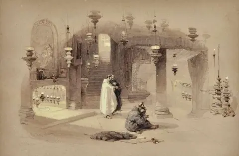 El Santuario de la Santa Natividad Belén 1839