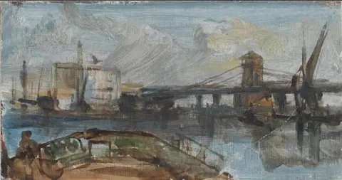 Puente de Waterloo hacia 1861-62