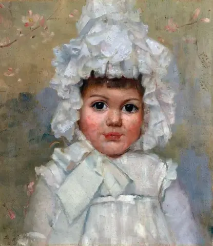 Gorros y ojos Un retrato de Lorna Smith 1890