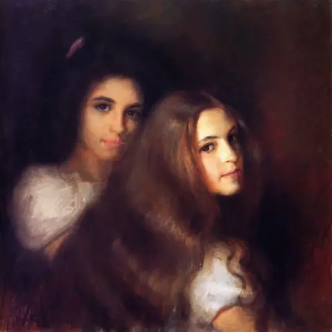 Carmen y Elizabeth Pinschof 1900