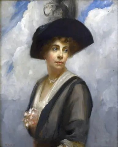 Sra. May Valentine-marrón 1919