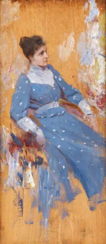 El vestido azul 1892