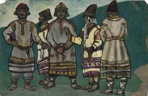 이고르 스트라빈스키의 1930년 봄의 제전 의상 디자인
