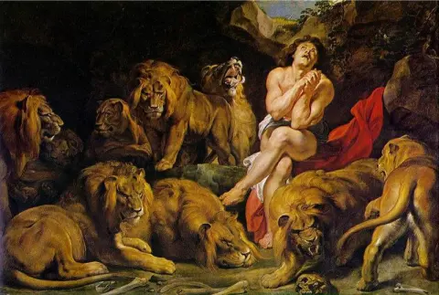 Daniel in the lion's den