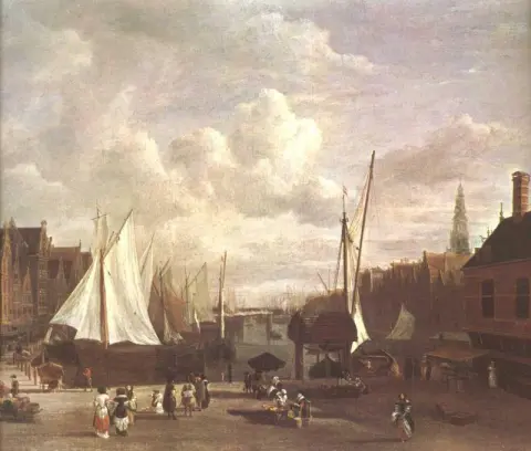 Damrak Am Amsterdam