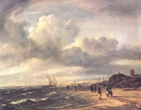 La spiaggia vicino a Egmond Aan Zee