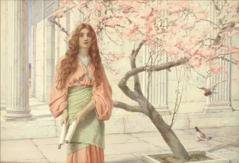 樱花下