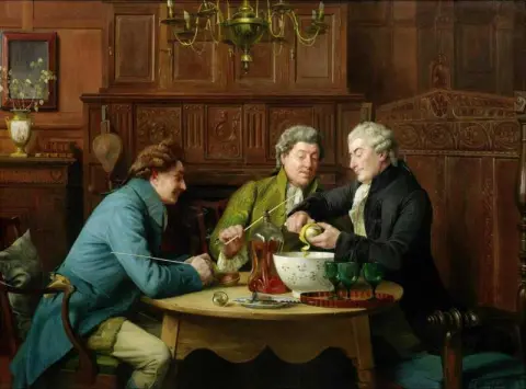 Un buen plato de ponche 1886