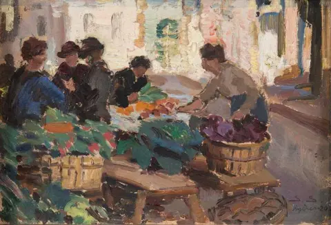 Scena di mercato da Hyeres