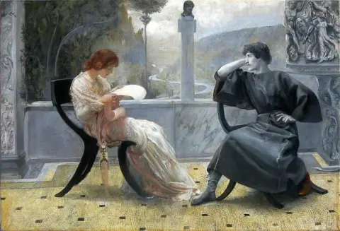 Lezen of Catallus en Clodia 1904