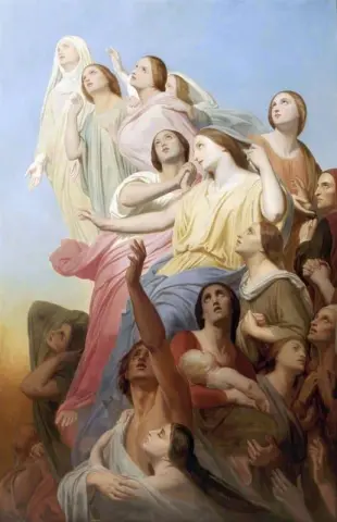I dolori della terra che si trasformano in speranza mentre salgono verso il cielo