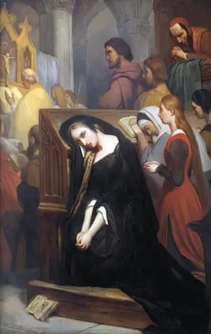 Margherita nella chiesa 1844